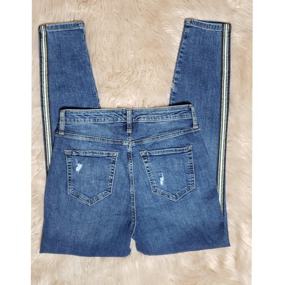 NWOT WILD FABLE HIGH RISE SKINNY DENIM JEANS-Size 10 - Picture 4 of 5